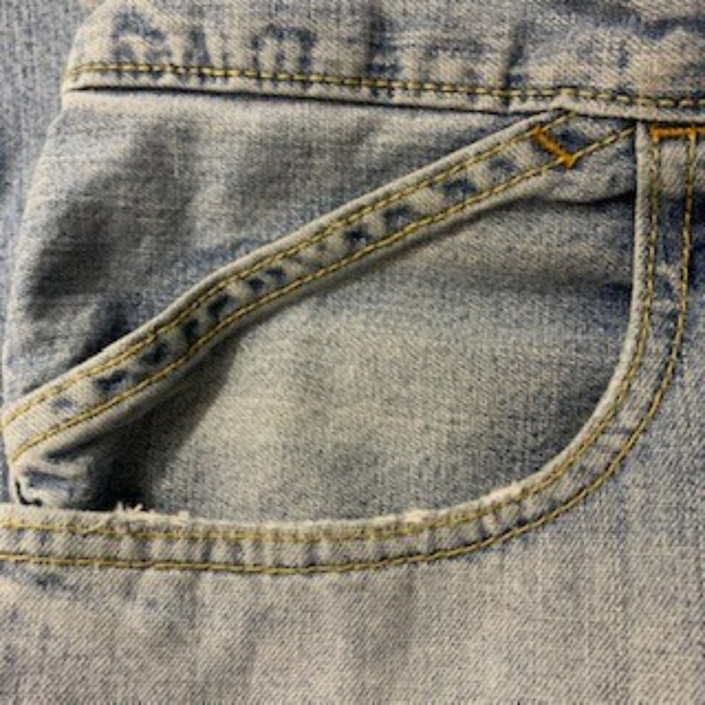 Levis Silver Tab Womens Baggy Denim Jeans zip up fly 36 X 34 - Picture 10 of 12
